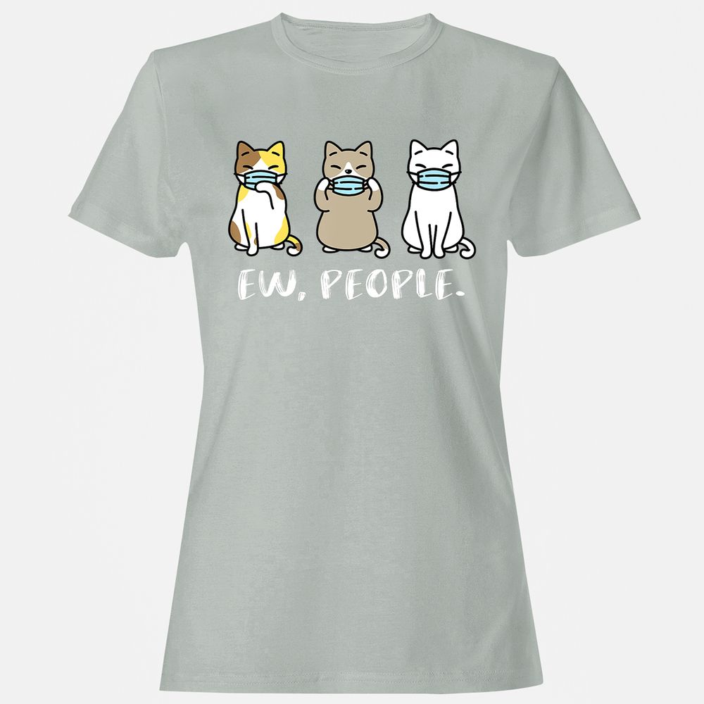 Women's T-Shirt - M9QEDFU8 - Ash - 2