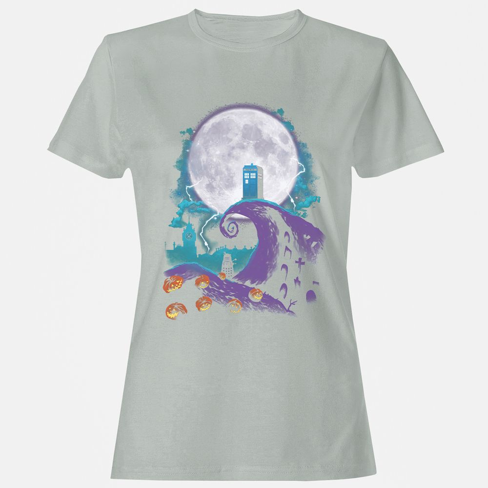 Women's T-Shirt - 3PFLHUX4 - Ash - 2