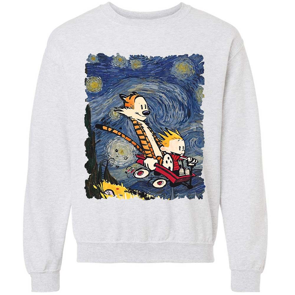 Classic Unisex Sweatshirt - Y93X5CBR - Ash - 2