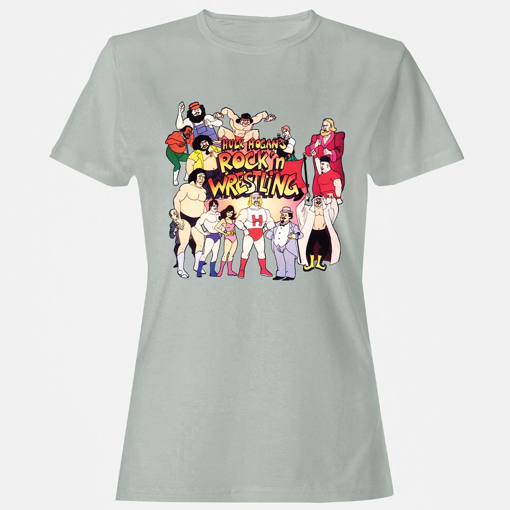 Women's T-Shirt - U8JVPBZP - Ash - 2