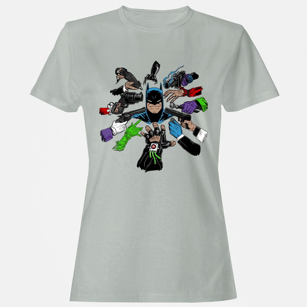 Women's T-Shirt - GJ79Z2NX - Ash - 2