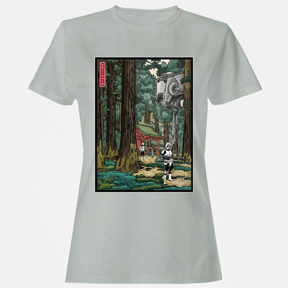 Women's T-Shirt - A1UR8RSX - Ash - 2
