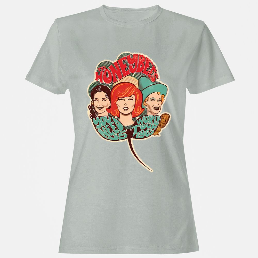 Women's T-Shirt - 1VX765BS - Ash - 2