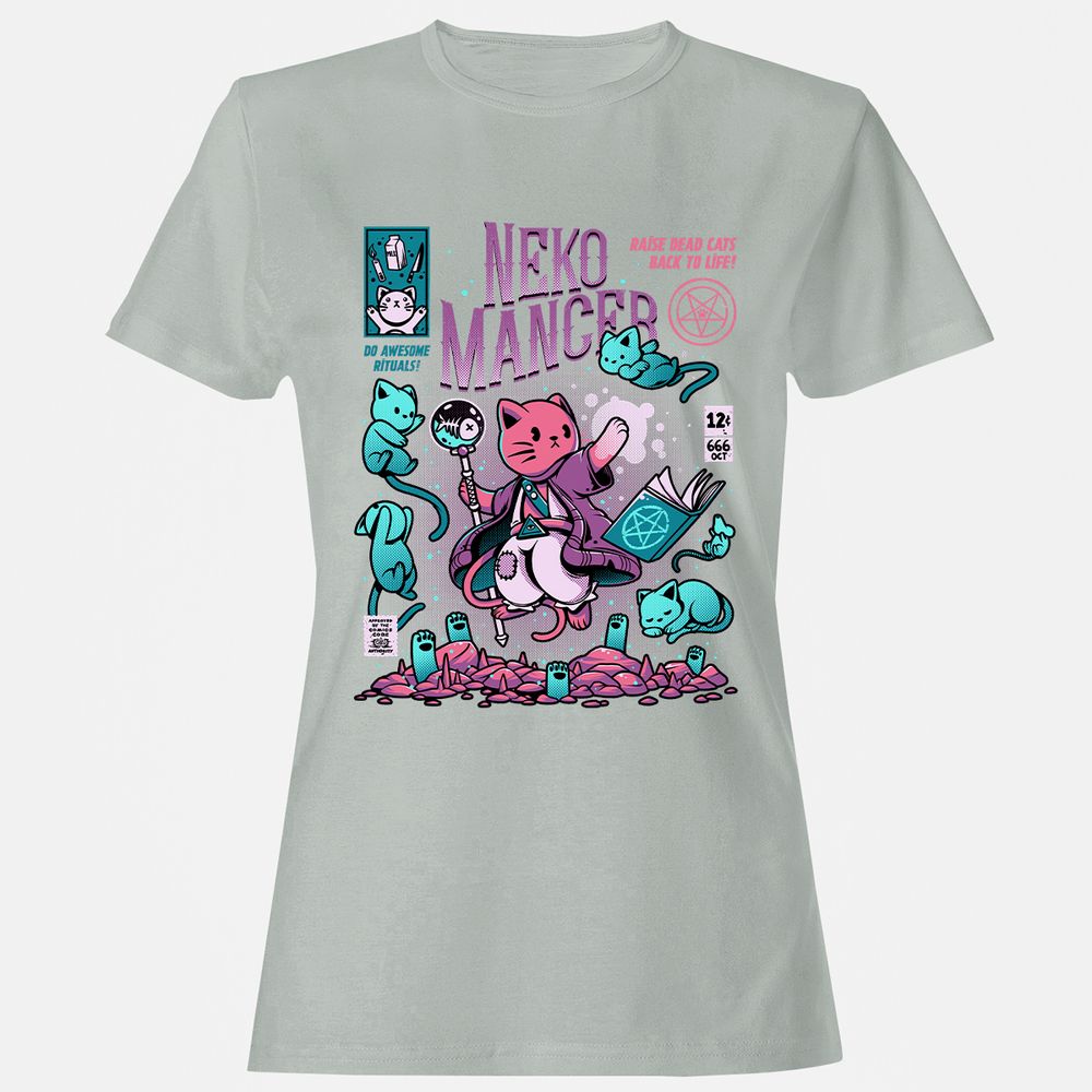 Women's T-Shirt - 8SHM7WXF - Ash - 2