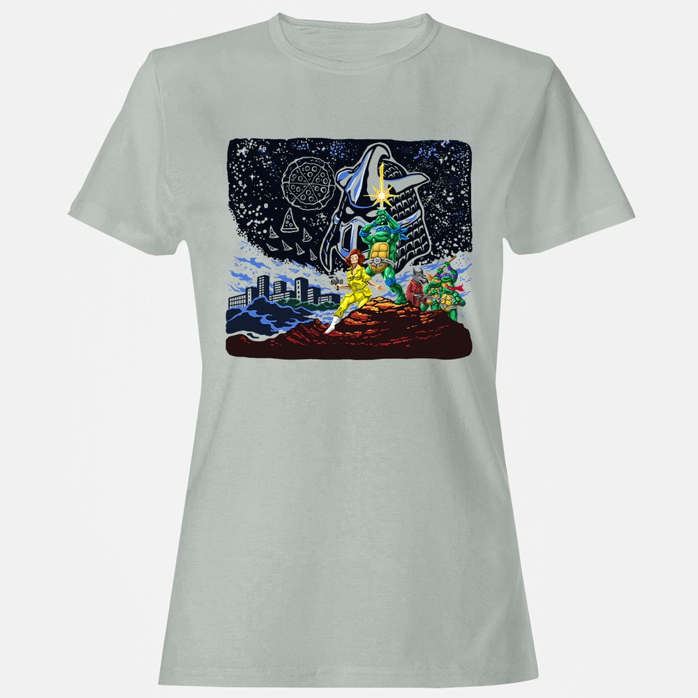 Women's T-Shirt - 4ZWF789H - Ash - 2