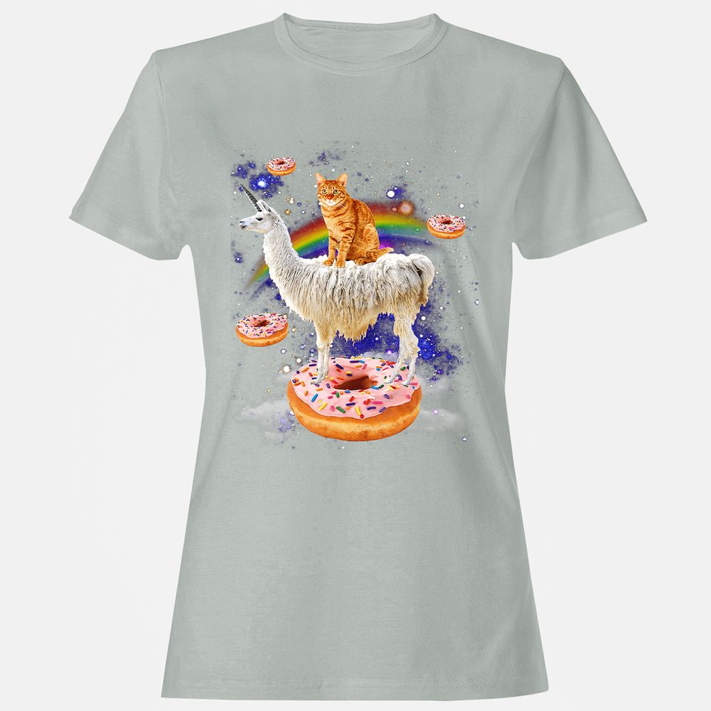 Women's T-Shirt - DZHQCS6F - Ash - 2