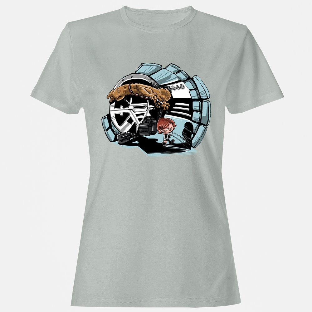 Women's T-Shirt - V8NS1S6L - Ash - 2