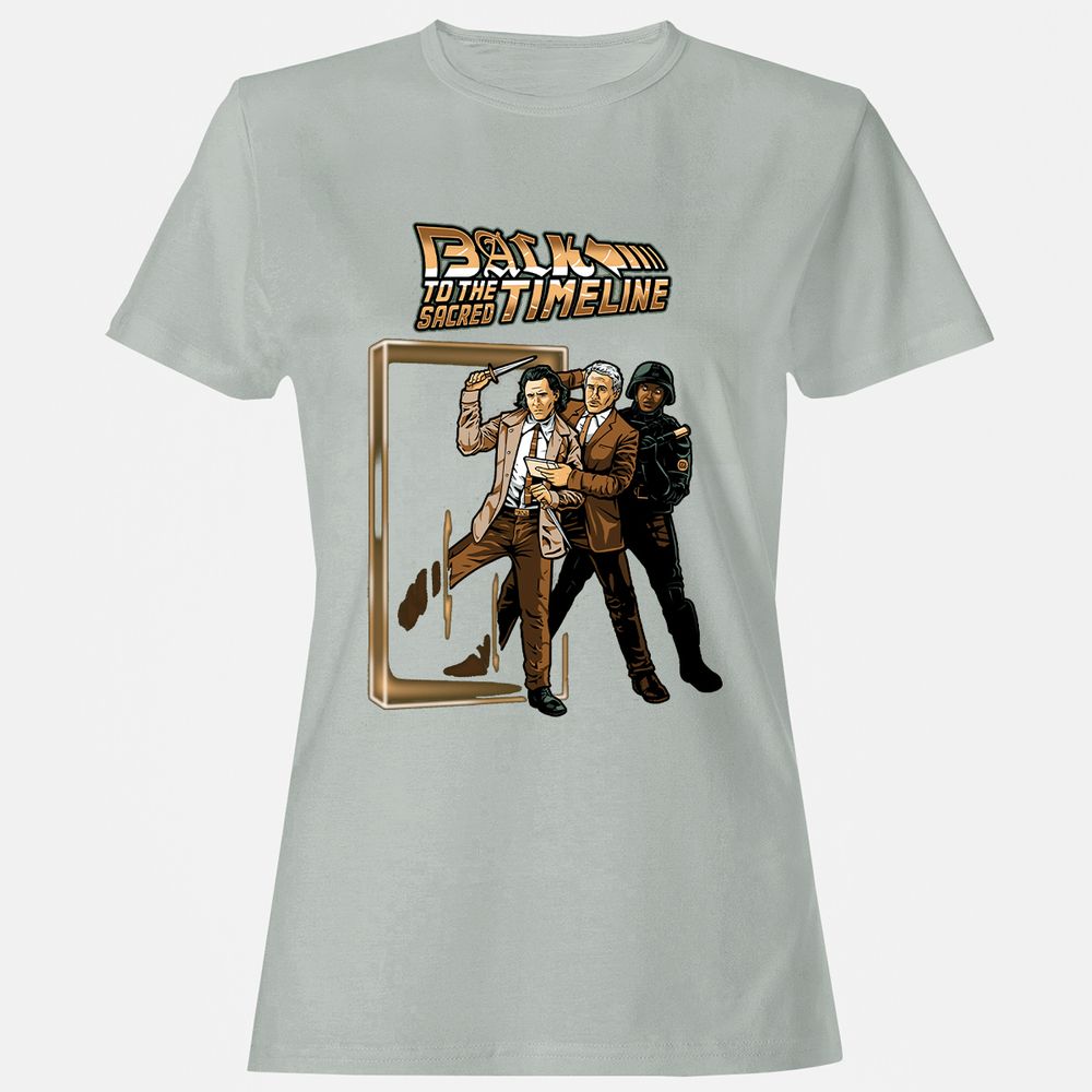 Women's T-Shirt - 5ZYWWG2Y - Ash - 2