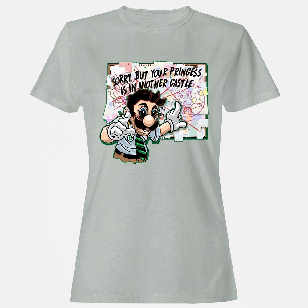 Women's T-Shirt - TTE6K8A9 - Ash - 2