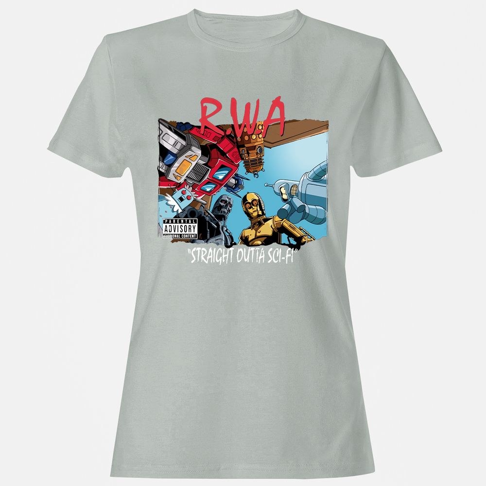 Women's T-Shirt - 9HFRHQR4 - Ash - 2