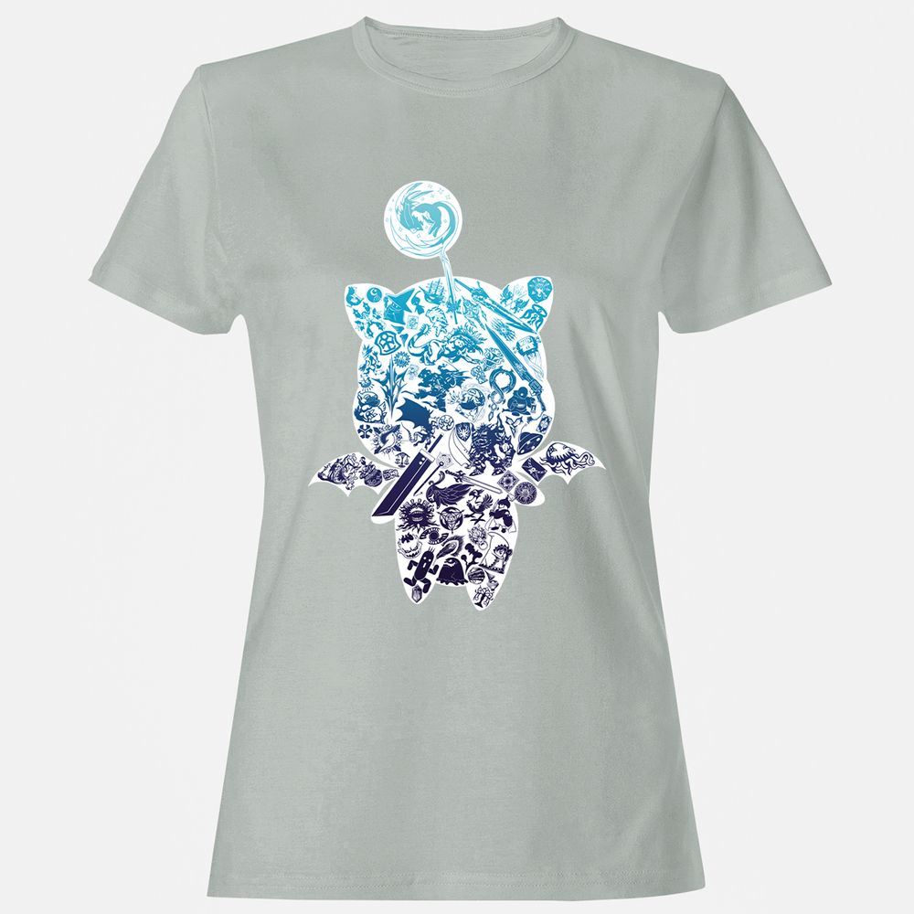 Women's T-Shirt - 3N7JRFHX - Ash - 2