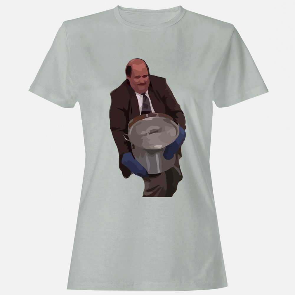 Women's T-Shirt - T7VRM6X9 - Ash - 2