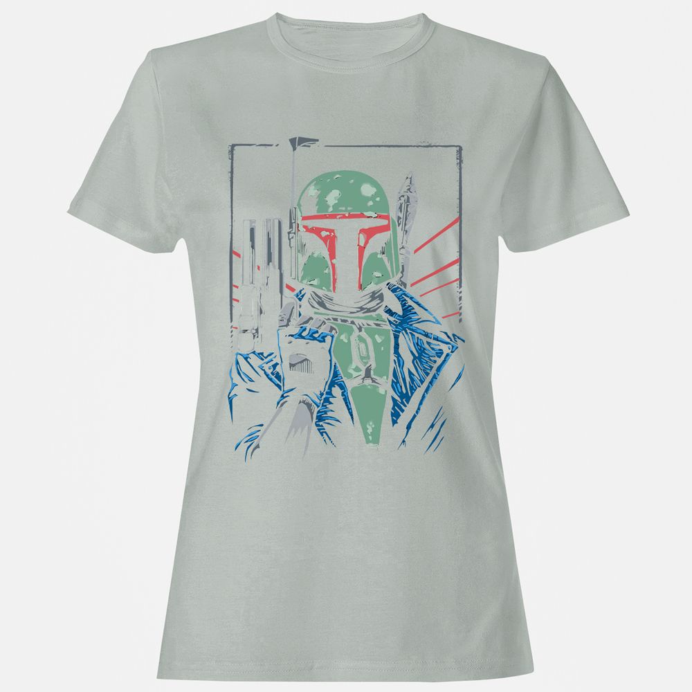 Women's T-Shirt - HGQRSK83 - Ash - 2