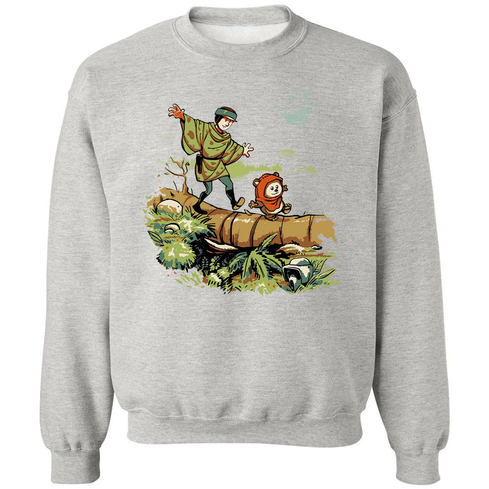 Classic Unisex Sweatshirt - 5MFQF7W2 - Ash - 2