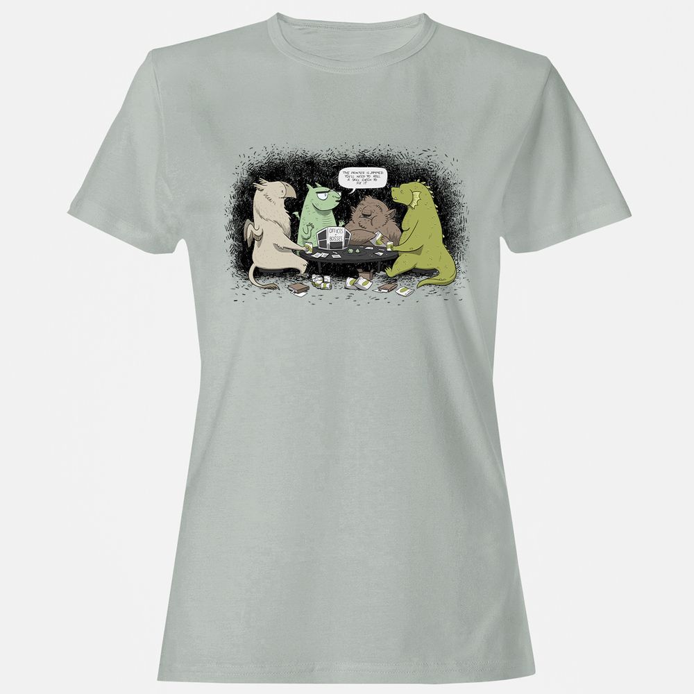 Women's T-Shirt - DX6RP37H - Ash - 2