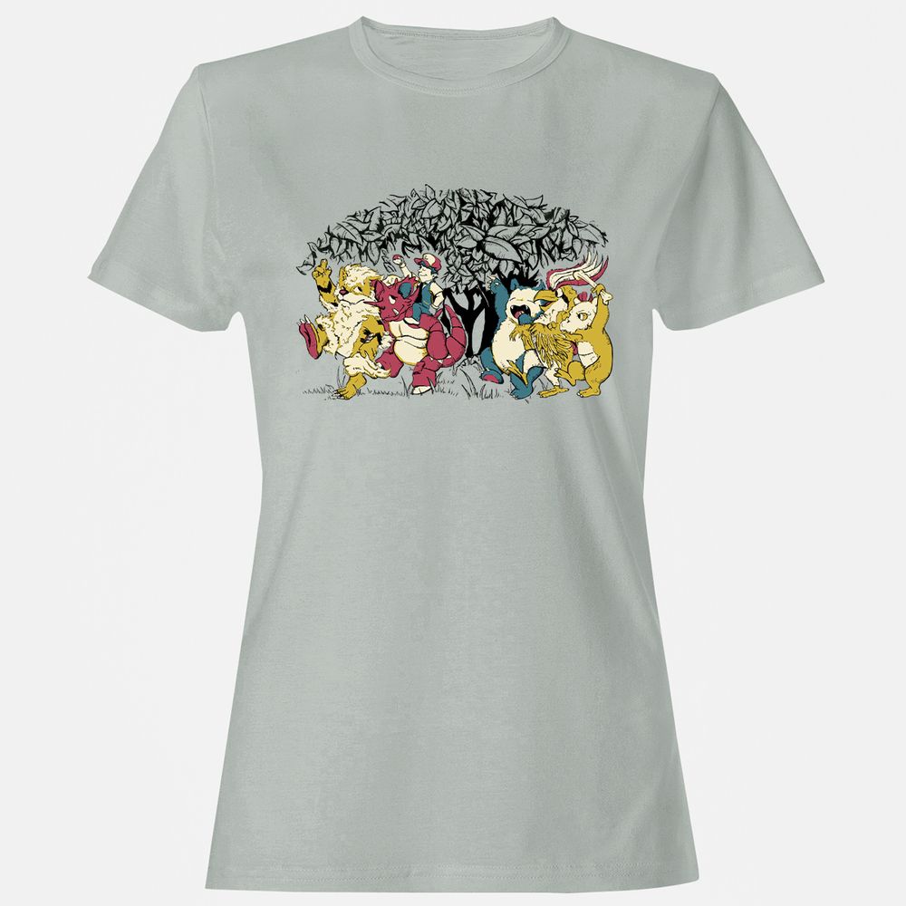 Women's T-Shirt - LTQRQBEW - Ash - 2