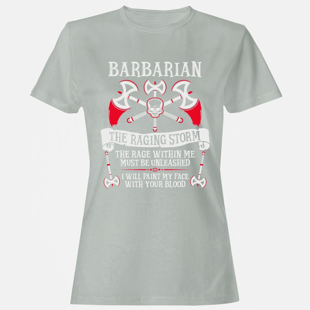 Women's T-Shirt - 4SFE4GJH - Ash - 2