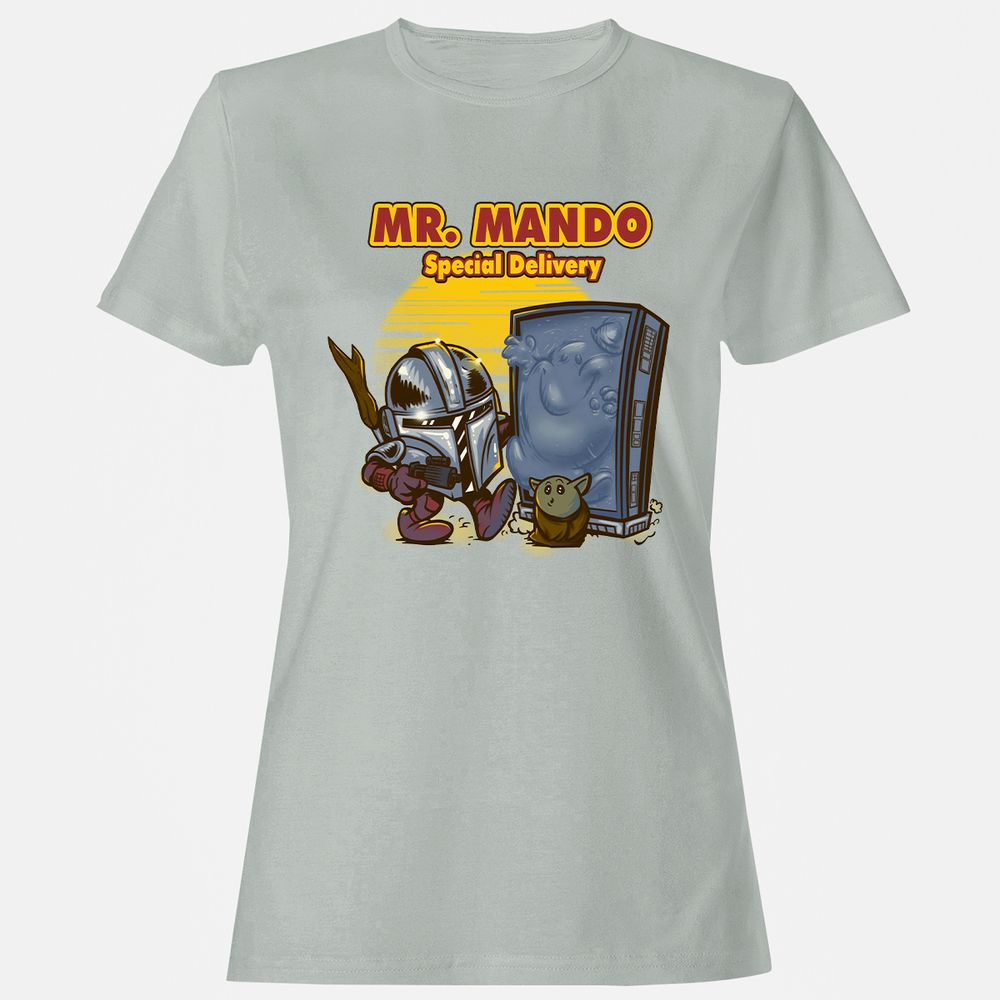 Women's T-Shirt - VWSM1TYJ - Ash - 2