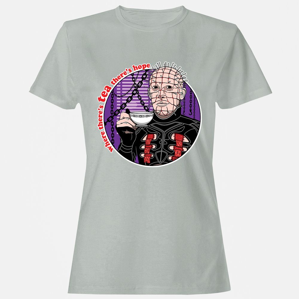 Women's T-Shirt - QY71ES6F - Ash - 2