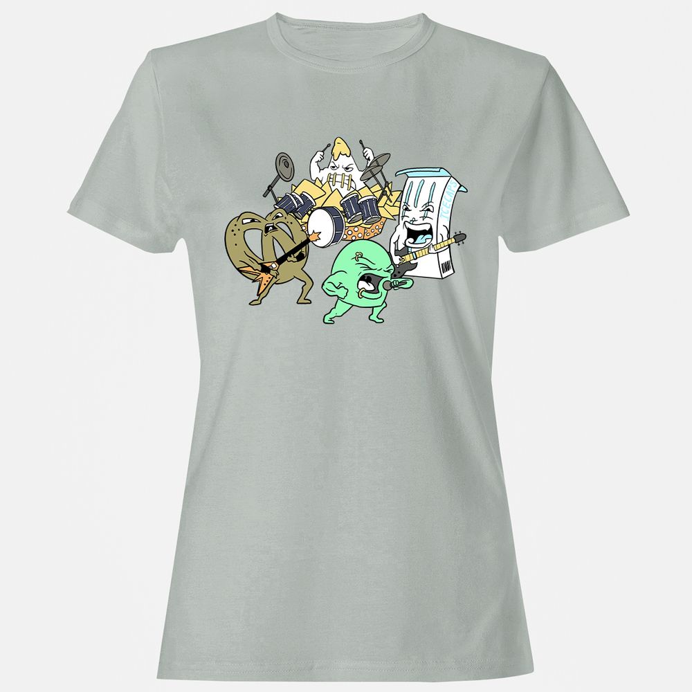 Women's T-Shirt - KS1H7KQY - Ash - 2