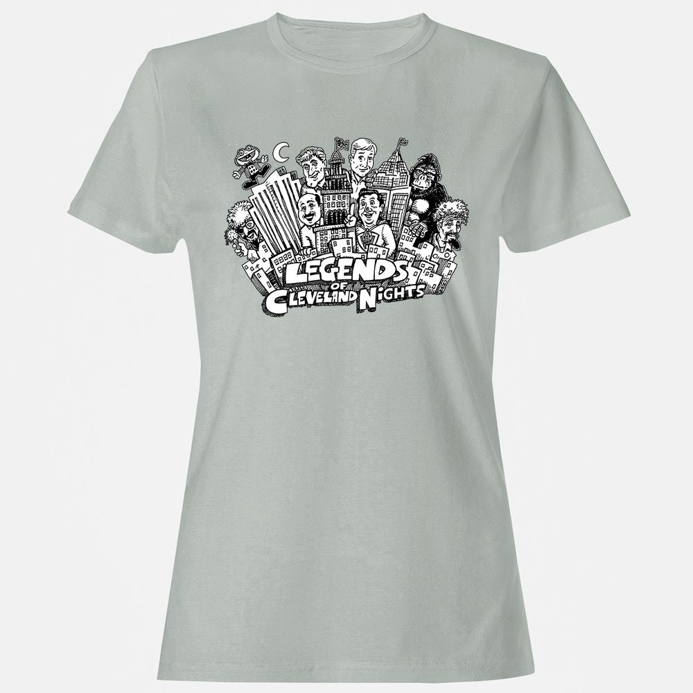 Women's T-Shirt - KZUVNJNF - Ash - 2