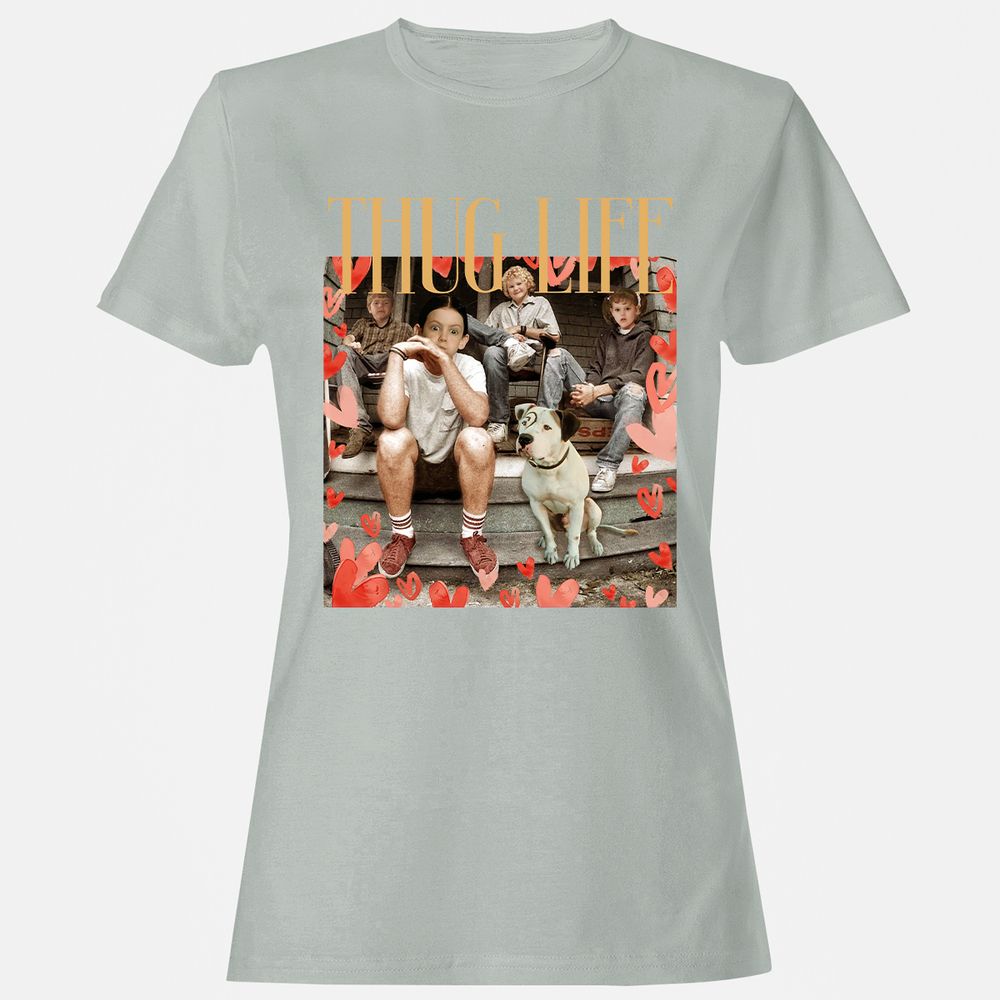 Women's T-Shirt - VQSKMANH - Ash - 2