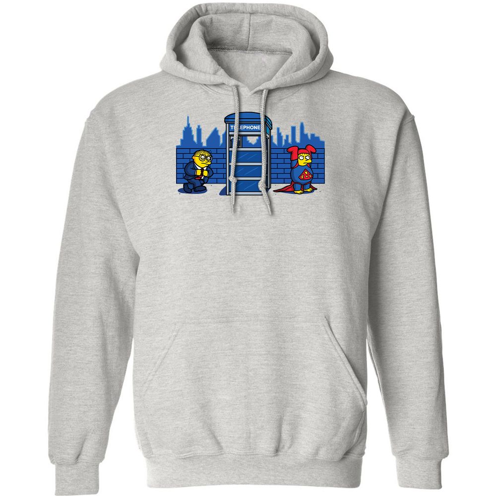Classic Unisex Hoodie - JR9GBSAS - Ash - 2