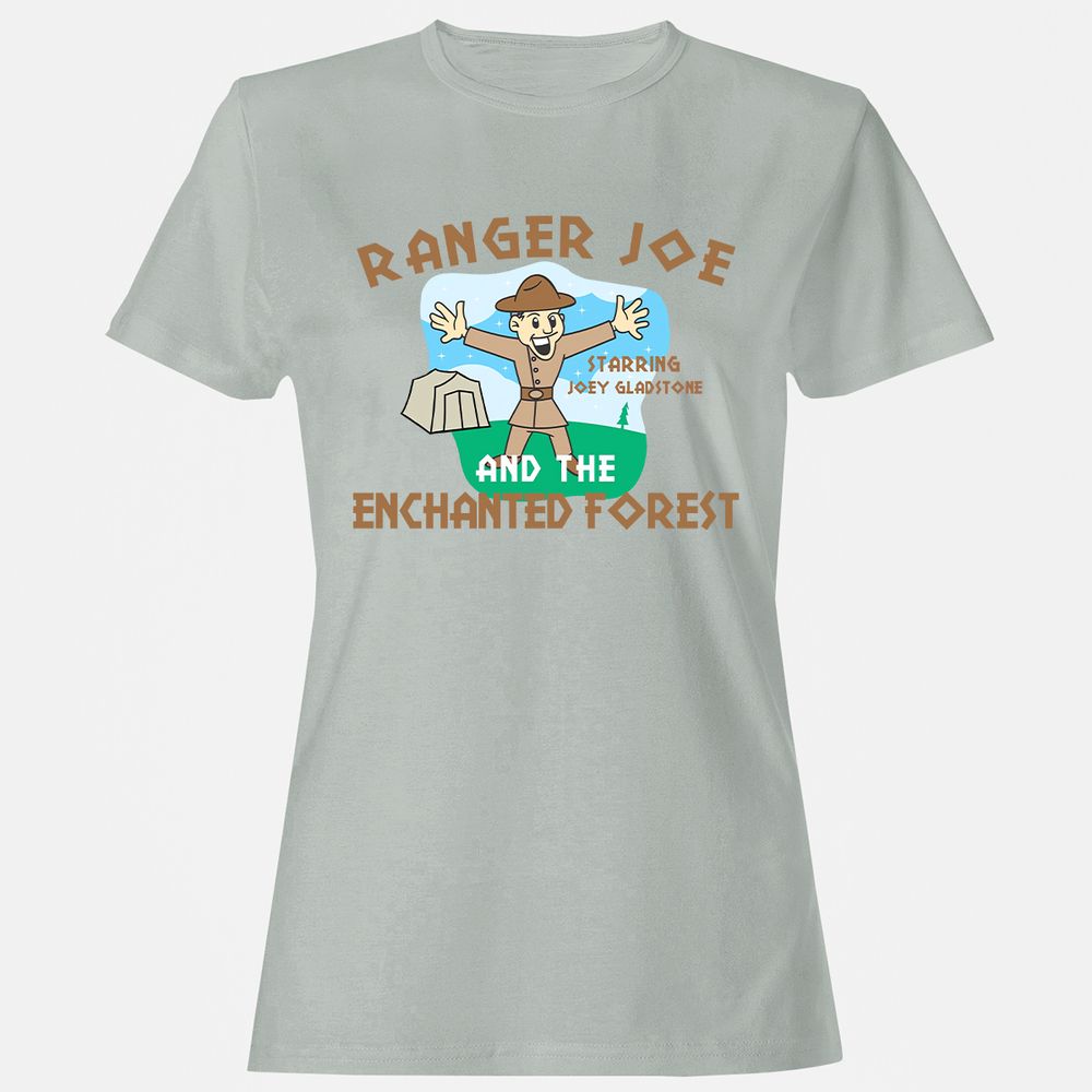 Women's T-Shirt - WZQW3KDD - Ash - 2