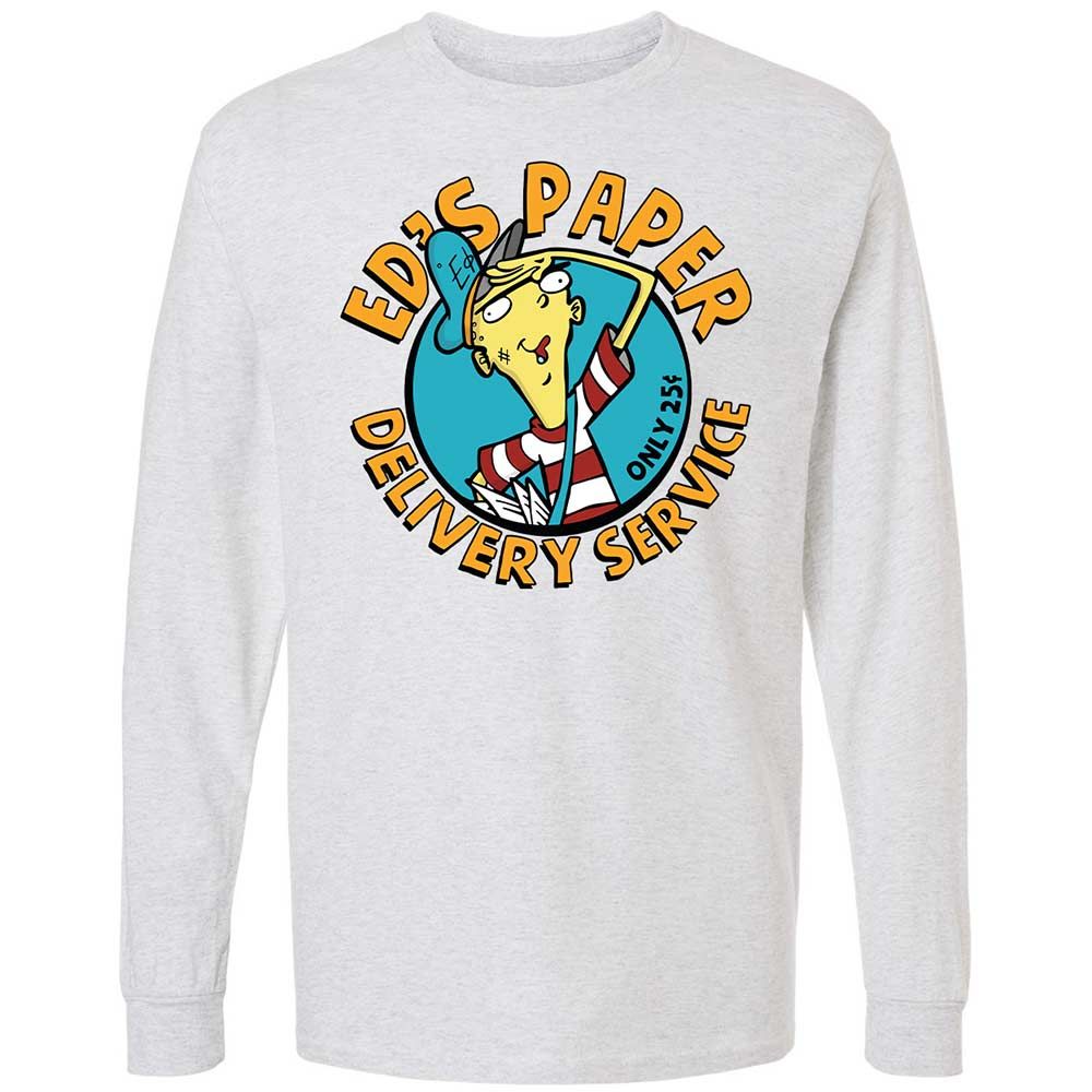 Long Sleeve T-Shirt - TE5YUV1J - Ash - 2