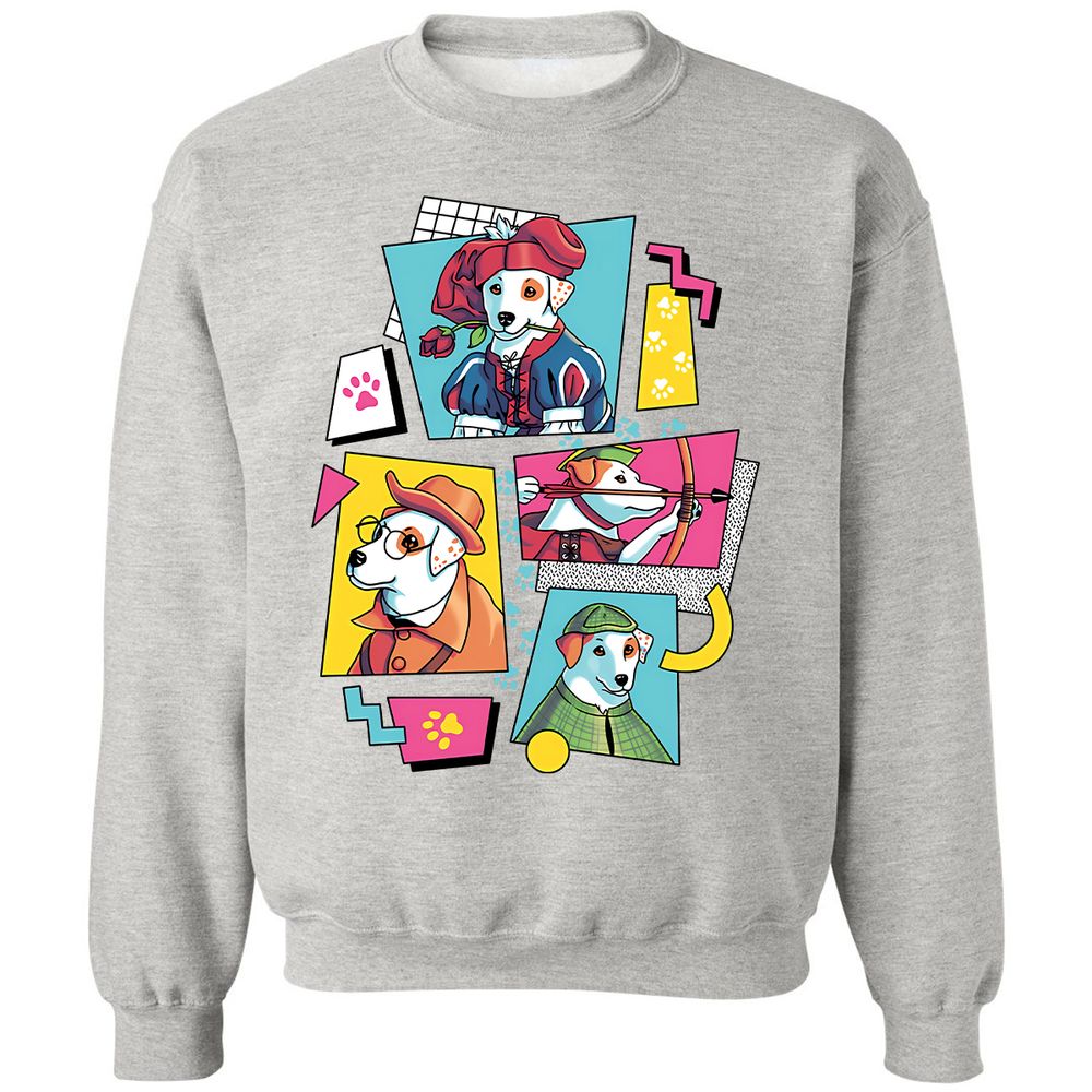 Classic Unisex Sweatshirt - EAQ3HAJQ - Ash - 2
