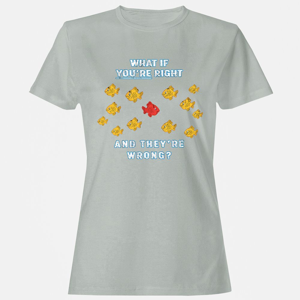 Women's T-Shirt - 6ZPULA2J - Ash - 2