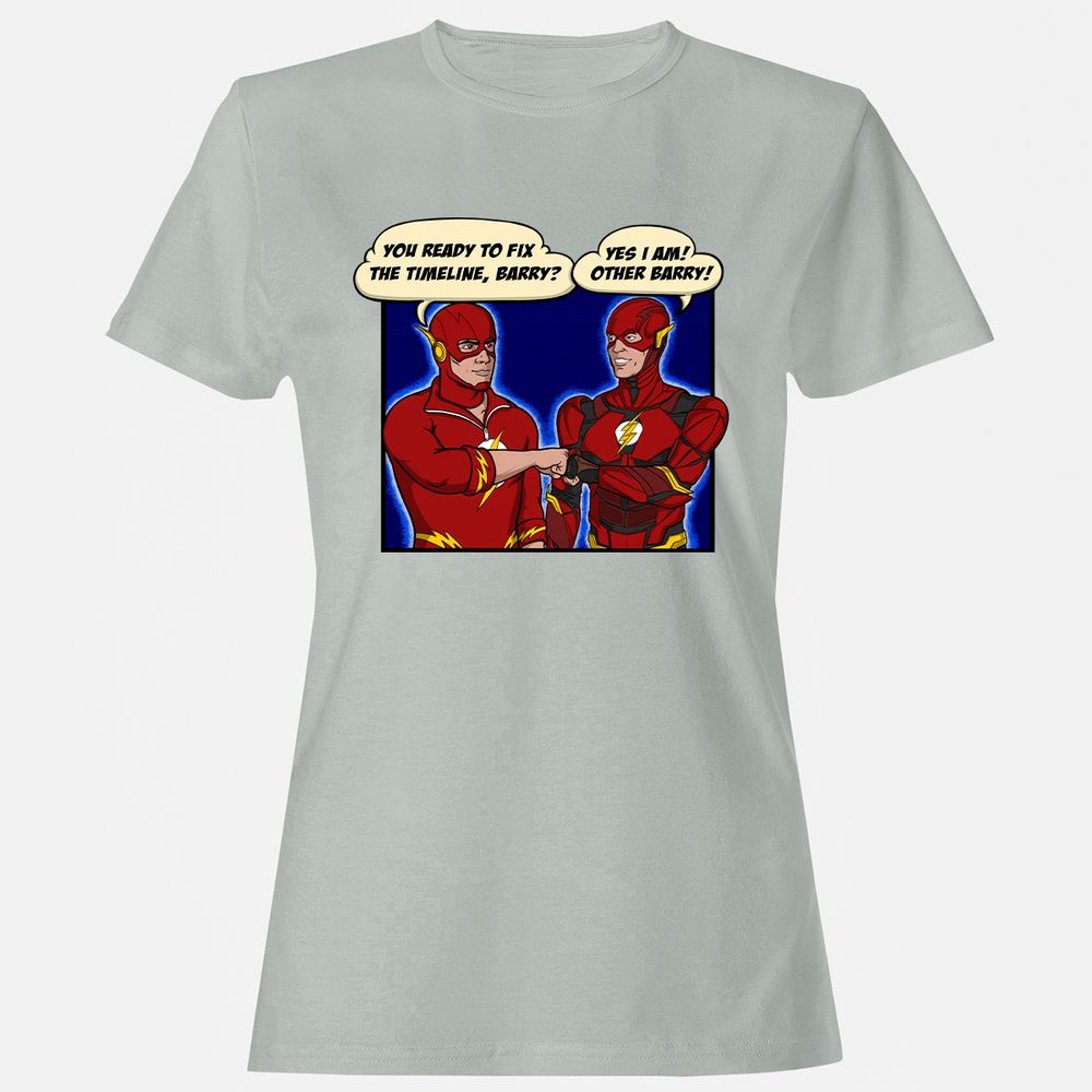 Women's T-Shirt - ZCK3CBFQ - Ash - 2