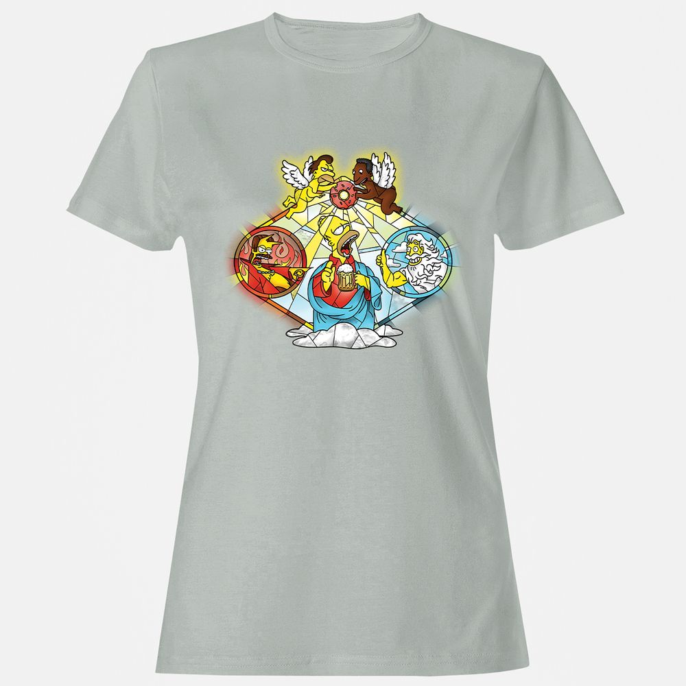 Women's T-Shirt - DA1Z7VTB - Ash - 2