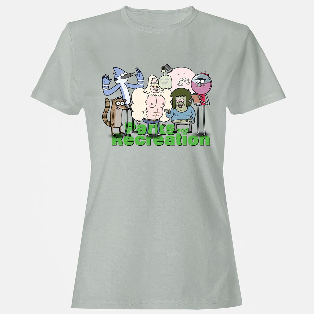Women's T-Shirt - 5B6QSWMG - Ash - 2