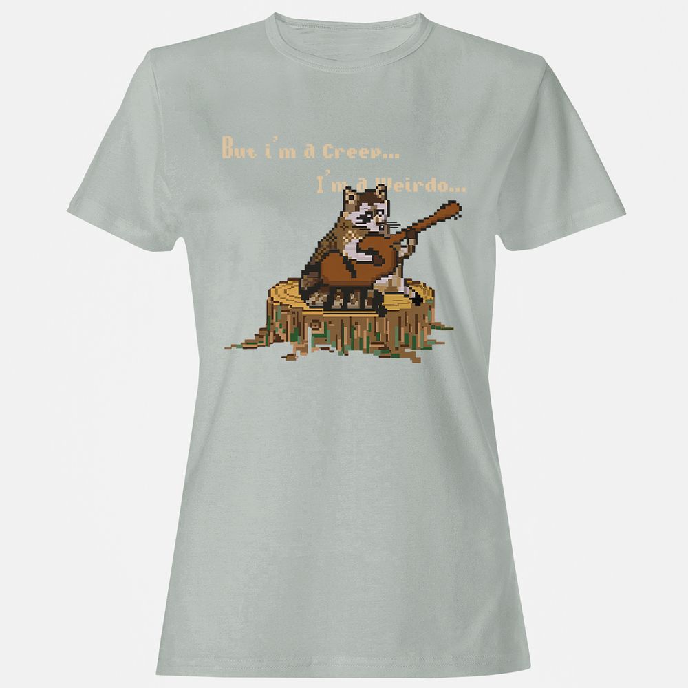 Women's T-Shirt - 7D2KWKHQ - Ash - 2