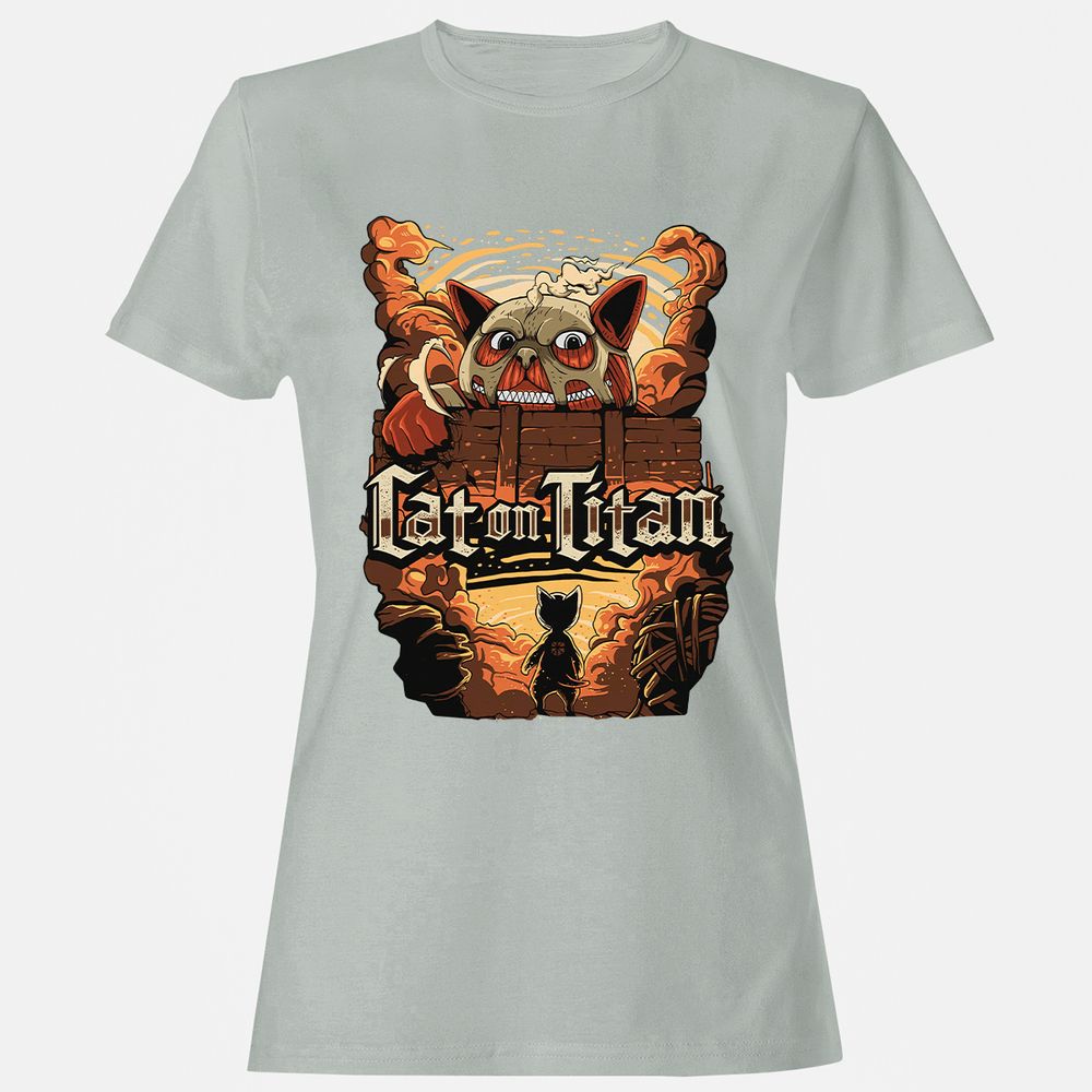 Women's T-Shirt - 6S131BQW - Ash - 2