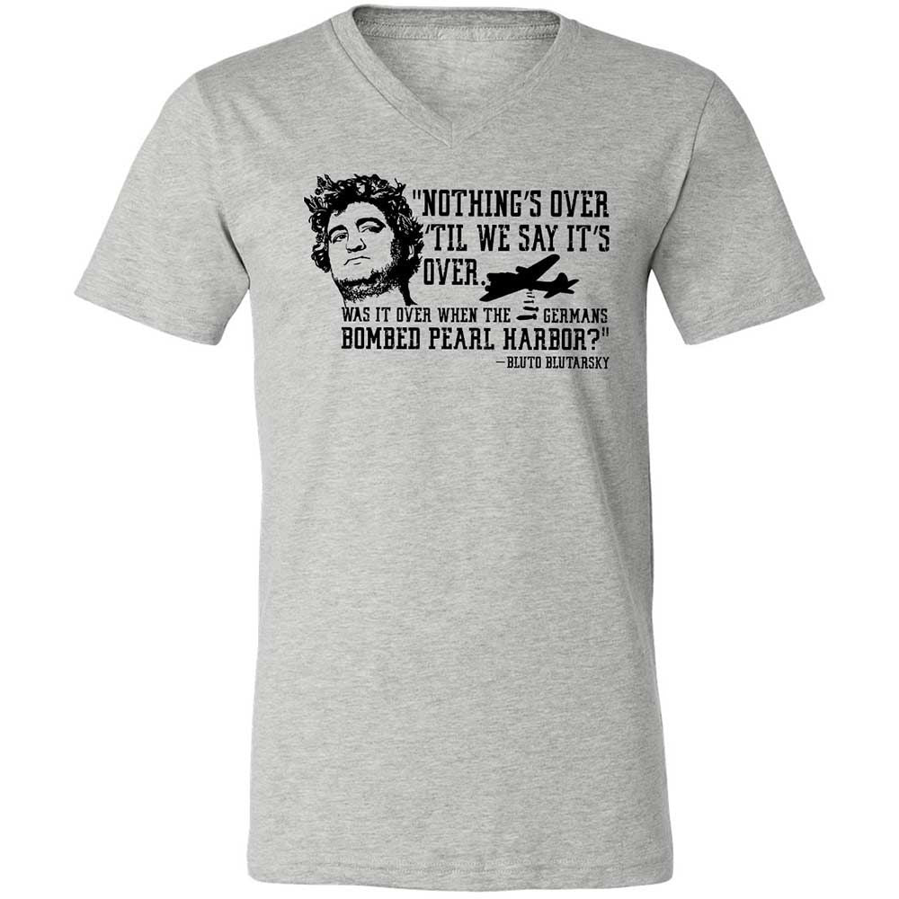 Unisex V-Neck T-Shirt - ZW3F1LL2 - Athletic Heather - 2