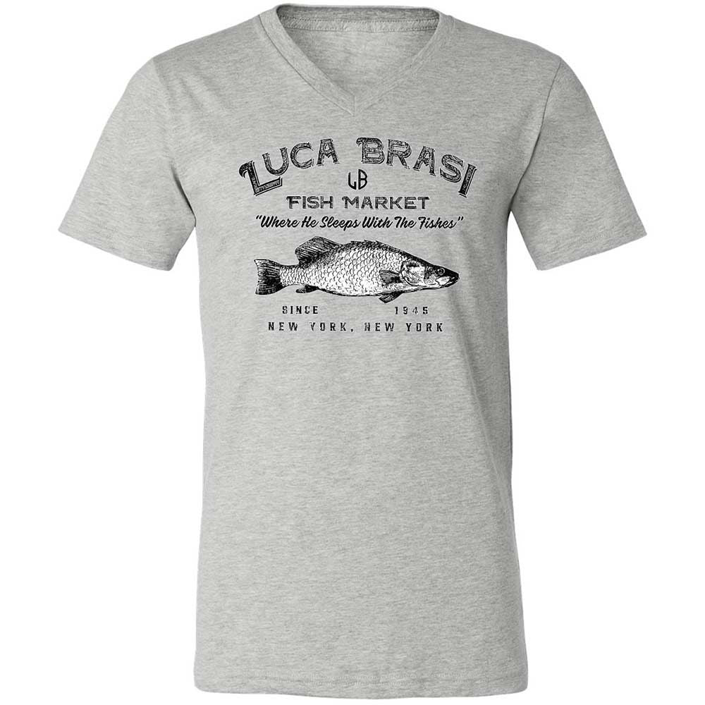 Unisex V-Neck T-Shirt - BWE1PJFW - Athletic Heather - 2