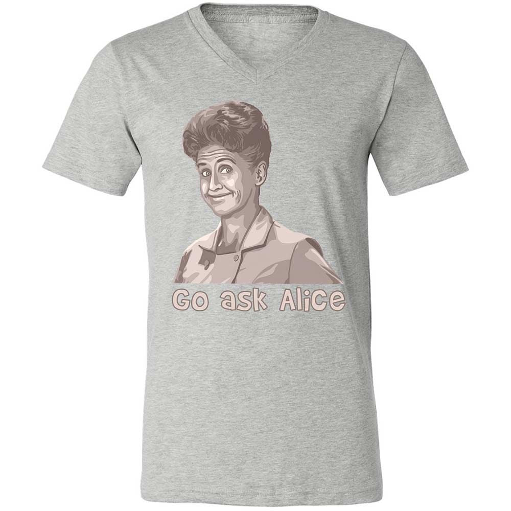 Unisex V-Neck T-Shirt - 23579J1Q - Athletic Heather - 2