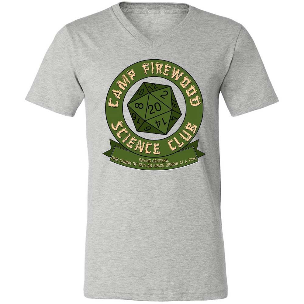 Camp Firewood Science Club - Athletic Heather - 2