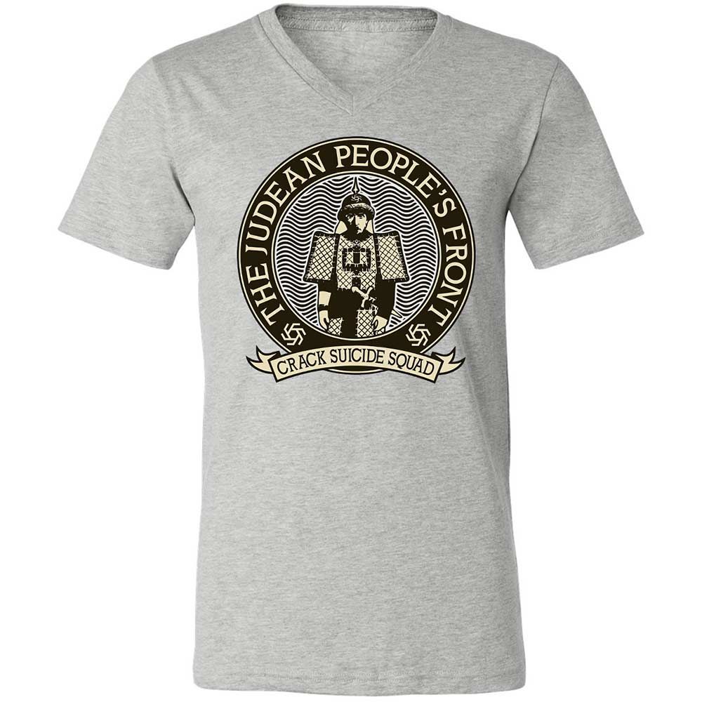 Unisex V-Neck T-Shirt - ZSWCV9KZ - Athletic Heather - 2