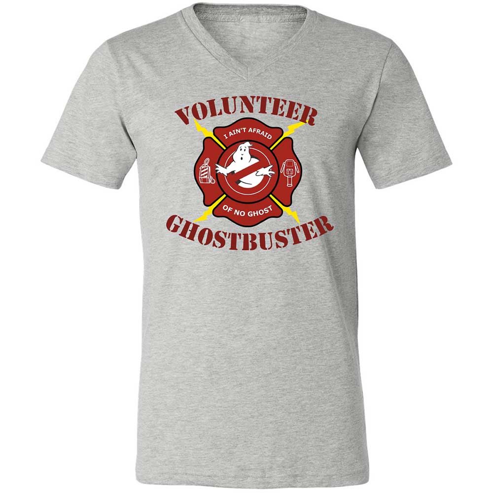 Unisex V-Neck T-Shirt - 4DHMVYJT - Athletic Heather - 2