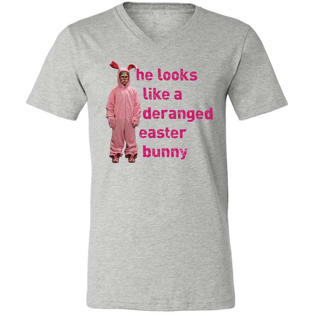 He Looks Like a Deranged Easter Bunny - Athletic Heather - 2