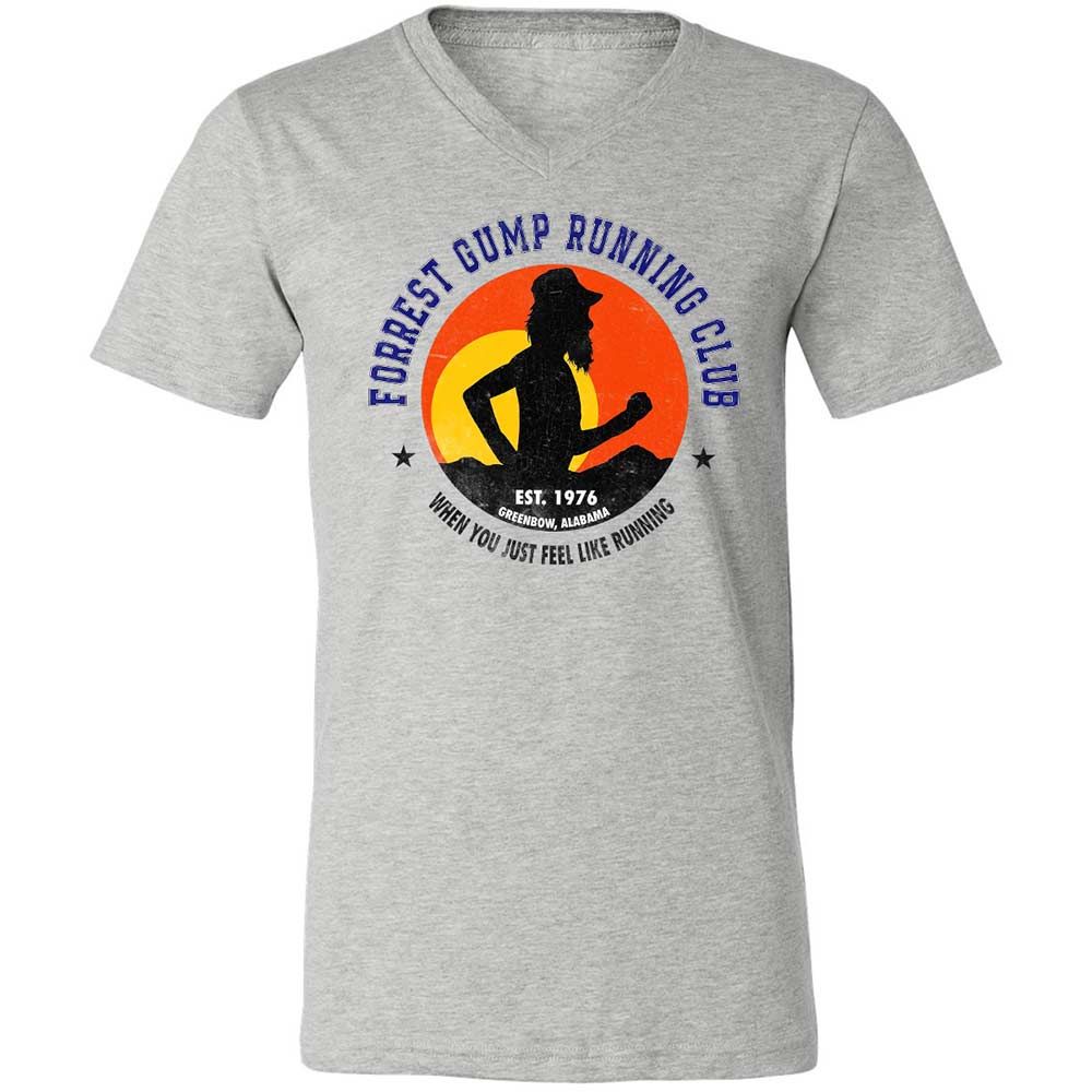 Unisex V-Neck T-Shirt - 5VK5WPBD - Athletic Heather - 2