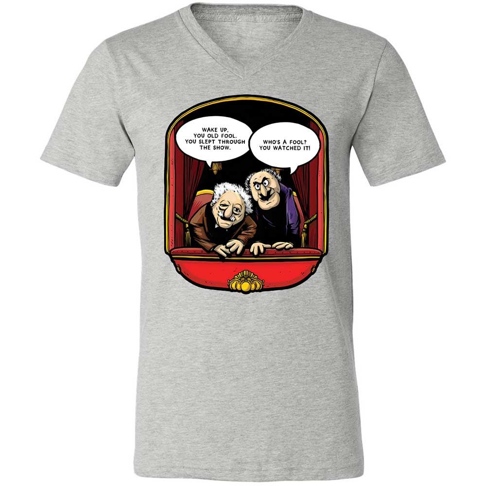 Statler and Waldorf (Wake Up) - Athletic Heather - 2