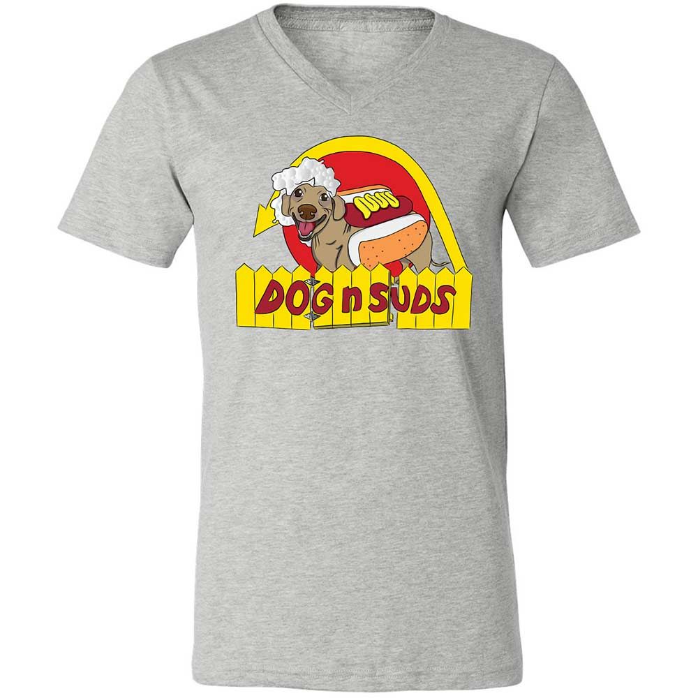 Dog n Suds Dachshund - Athletic Heather - 2