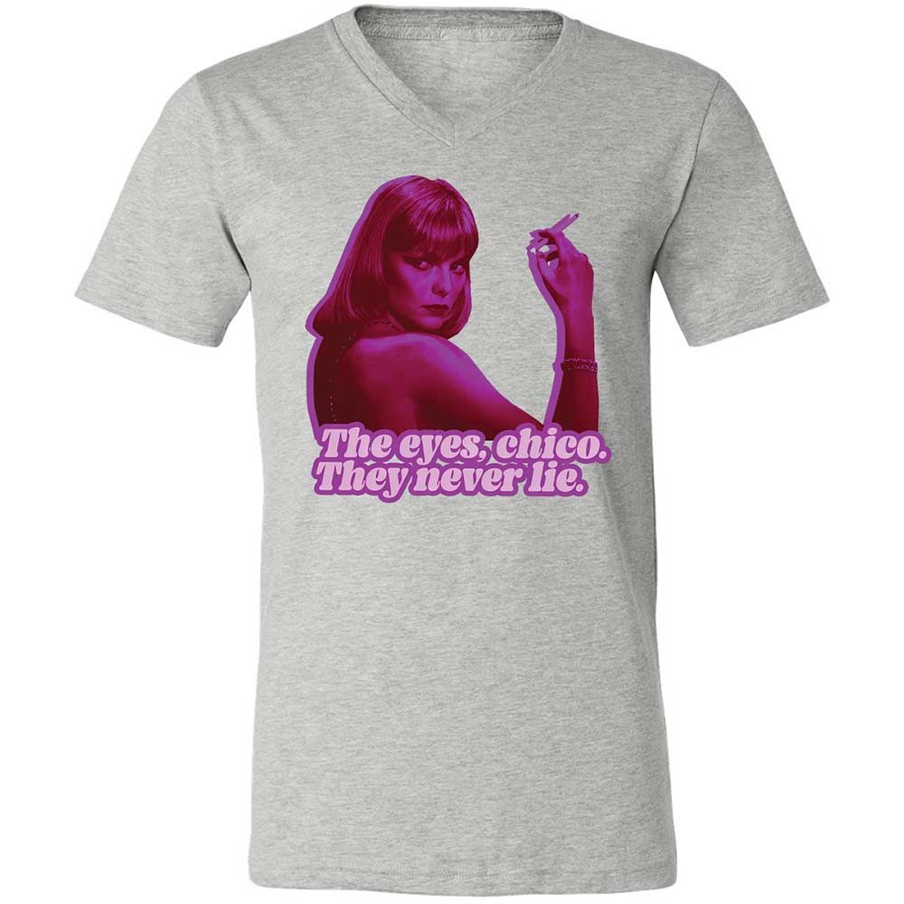 Unisex V-Neck T-Shirt - J5LRWTQW - Athletic Heather - 2