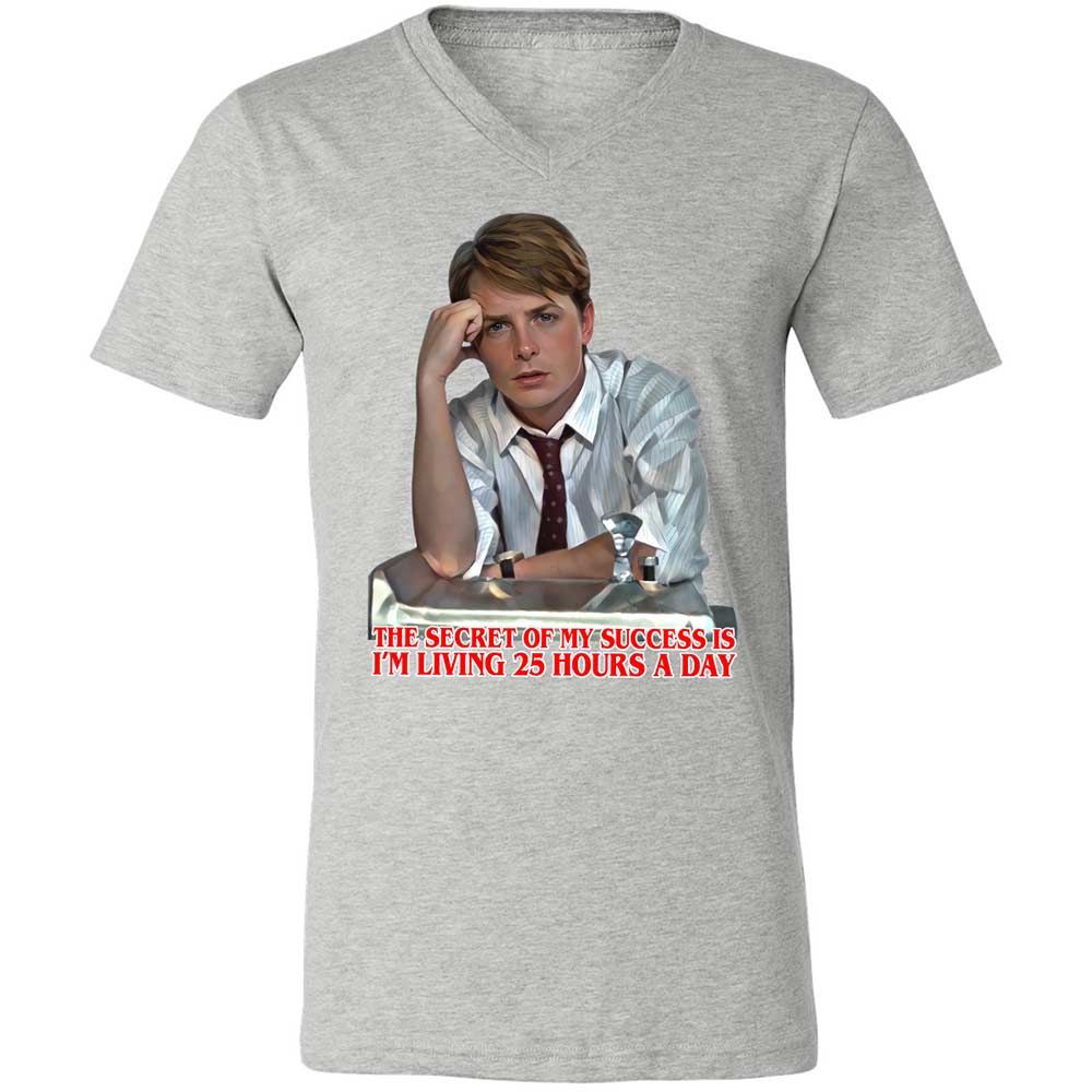 Unisex V-Neck T-Shirt - 99Q39PWJ - Athletic Heather - 2