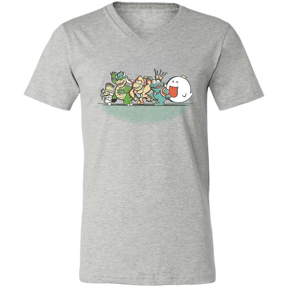 Unisex V-Neck T-Shirt - 4QJGUB1S - Athletic Heather - 2