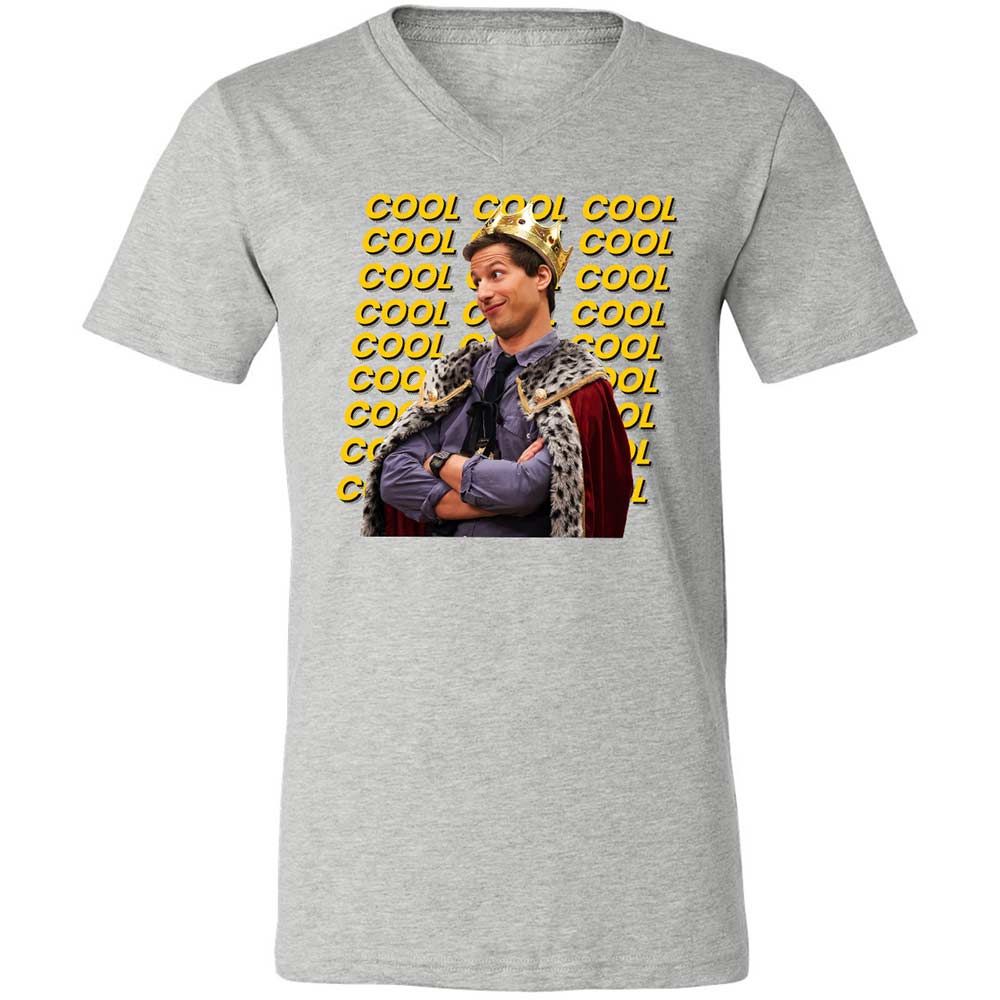 Unisex V-Neck T-Shirt - NGB3Y6U3 - Athletic Heather - 2